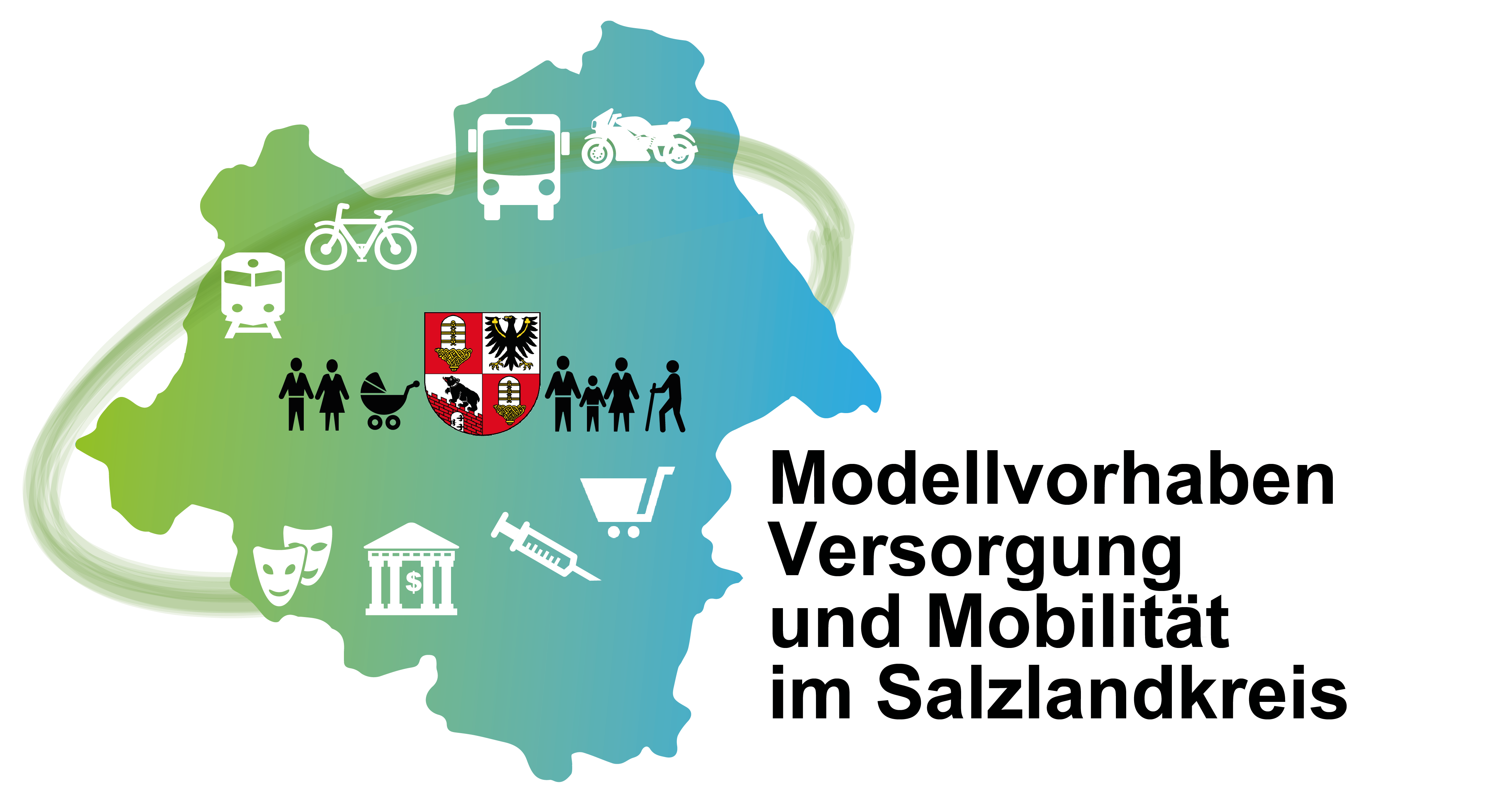 Logo Modellvorhaben Versorgung und Mobilität im Salzlandkreis